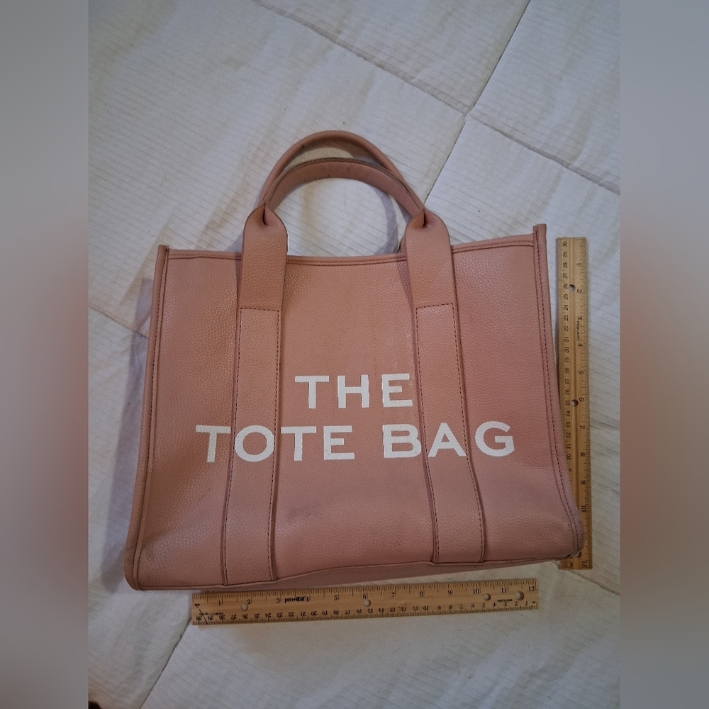 Elegant Pink Tote Bag - Picture 2 of 4